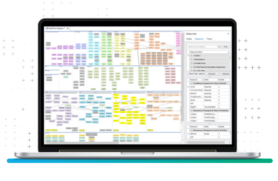 Visualize Constraints & De-Bottleneck</br>With Real-Time Modeling & Scheduling Visualize Constraints & De-Bottleneck</br>With Real-Time Modeling & Scheduling